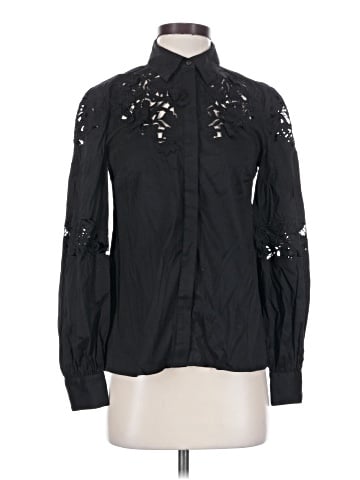 White House Black Market Long Sleeve Blouse (view 1)