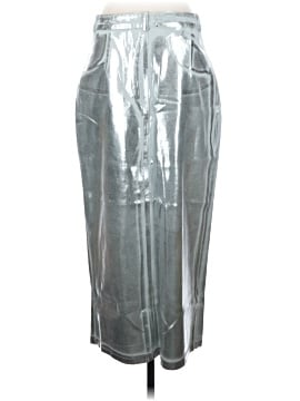 Akaiv Faux Leather Skirt (view 2)