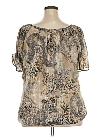 DressBarn Short Sleeve Blouse (view 2)
