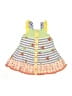 Matilda Jane Floral Graphic Stripes Red Yellow Dress Size 18-24 mo - photo 1