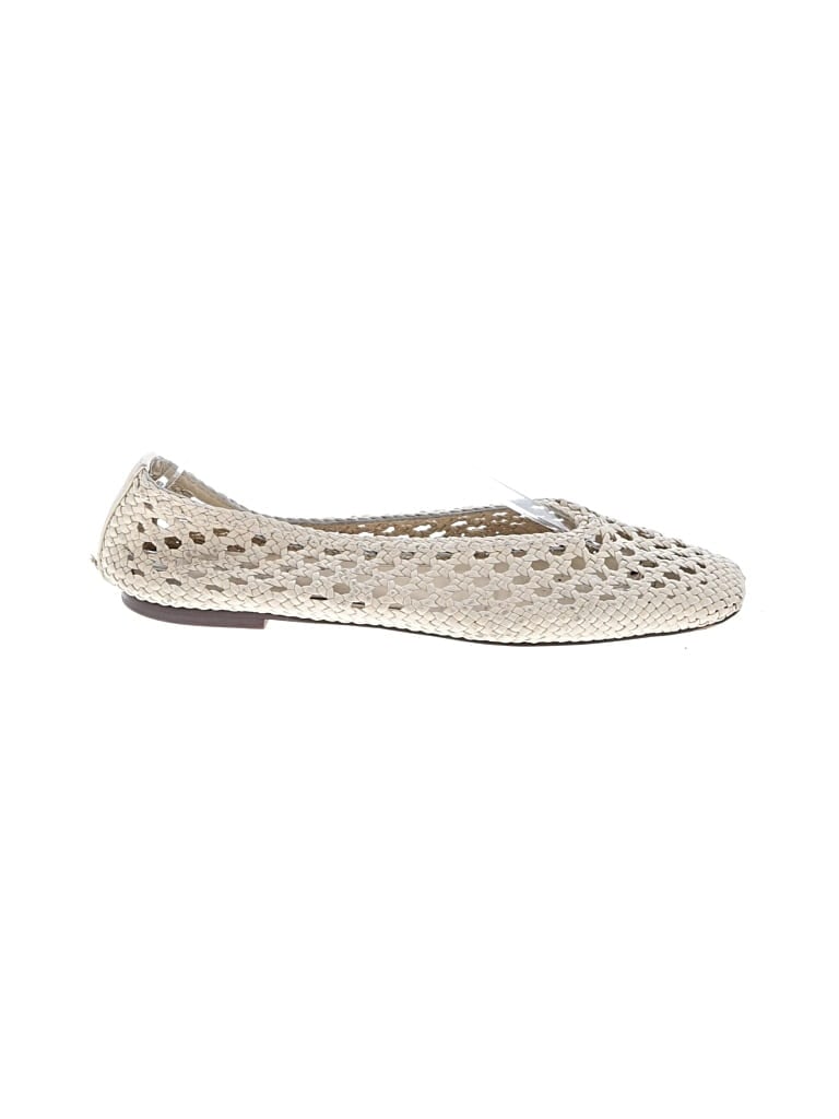 Pre-owned Jcrew Flats In Ivory