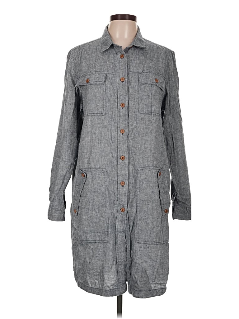 Pre-owned Duluth Trading Co. Kimono In Gray