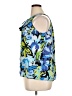 Belldini 100% Rayon Blue Sleeveless Blouse Size XL - photo 5