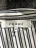 FRAME Stripes Tan Short Sleeve Blouse Size S - photo 7