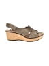 Clarks Tan Wedges Size 9 1/2 - photo 1