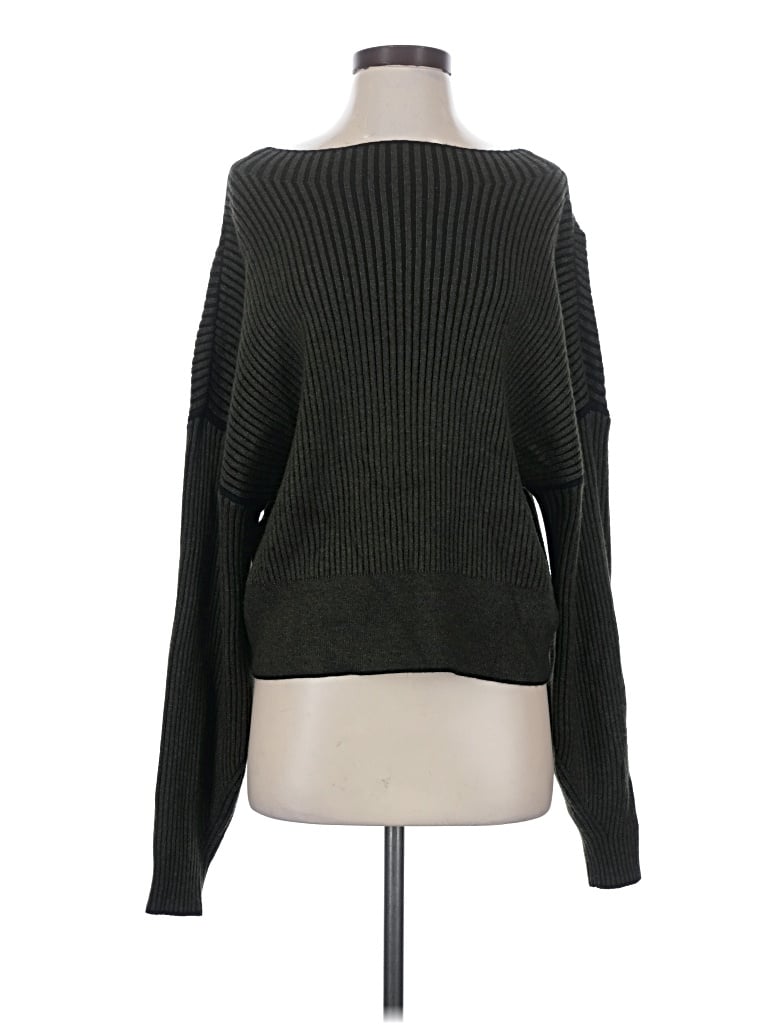 Pre-owned Varley Pullover Sweater In Green