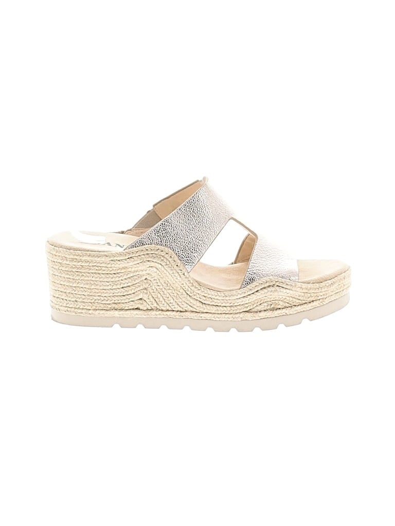 Pre-owned Vaneli Wedges In Silver