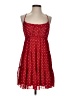 Blue Rain 100% Polyester Hearts Red Casual Dress Size S - photo 1