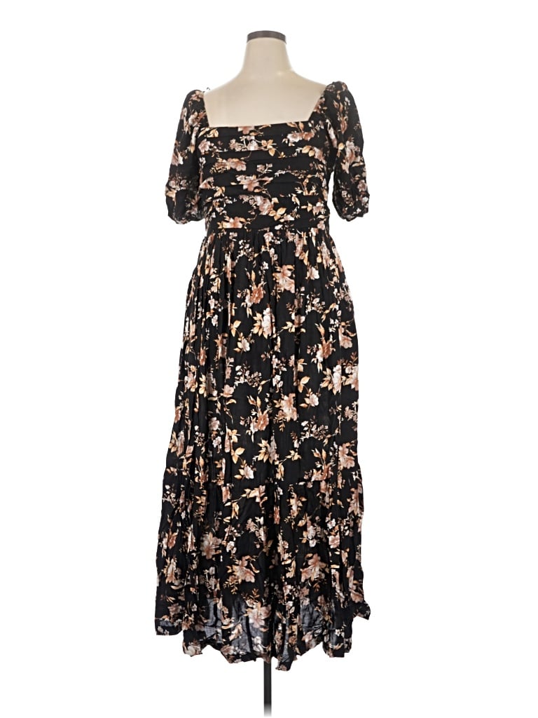 Pre-owned Arula Casual Dress In Black