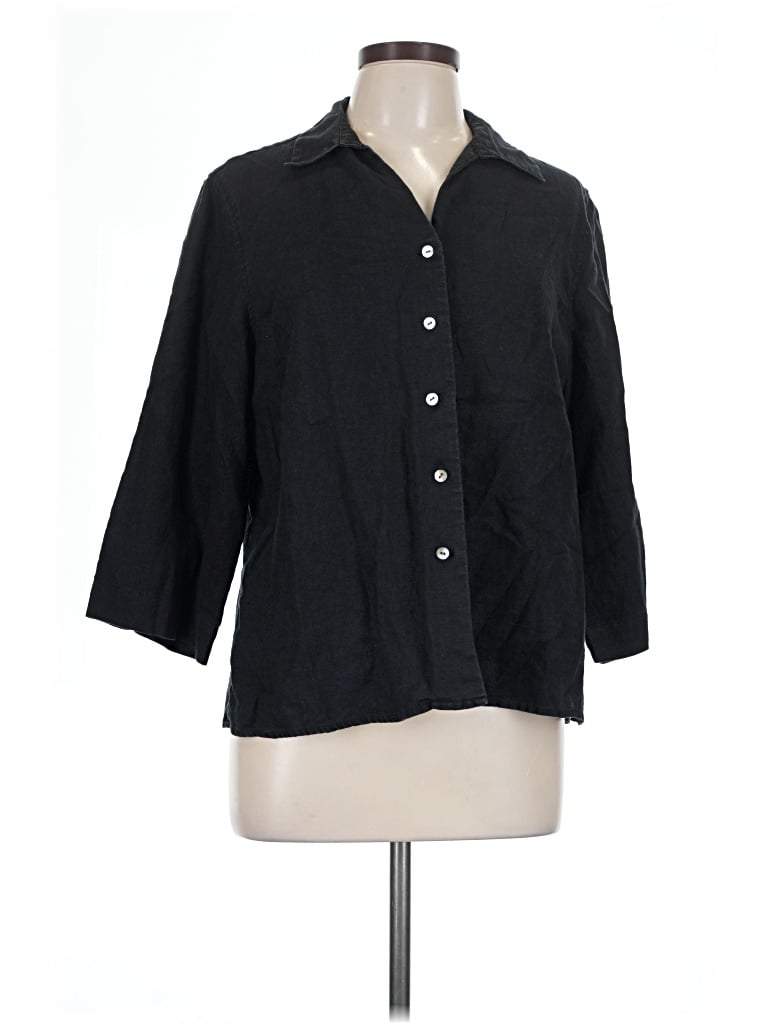 Pre-owned Orvis 3/4 Sleeve T-shirt In Black