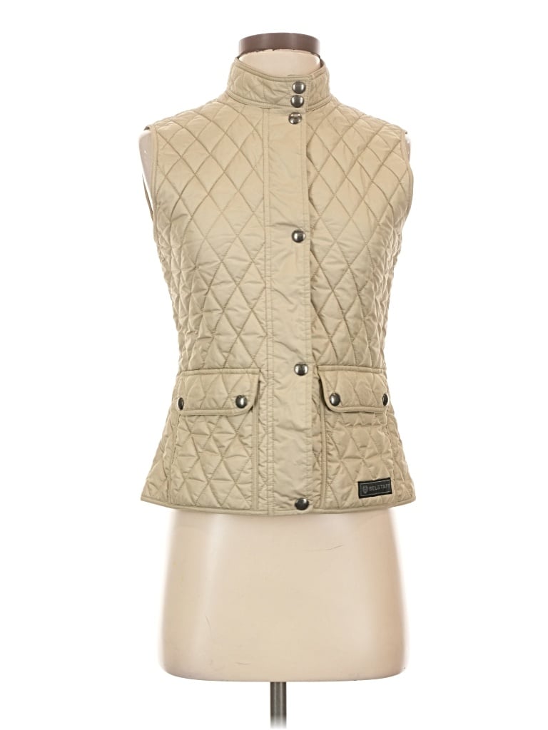 Pre-owned Belstaff Vest In Gold