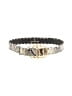 CAbi 100% Leather Silver Leather Belt Size S - photo 1