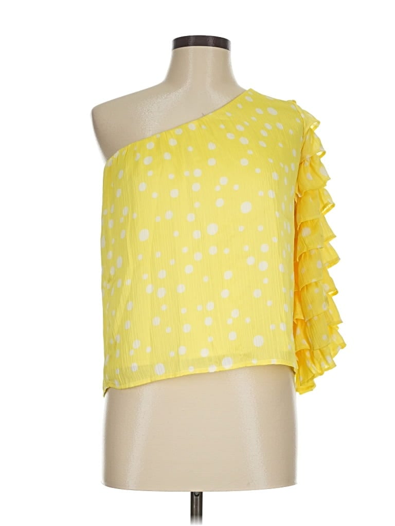 Pre-owned The Drop Sleeveless Blouse In Yellow