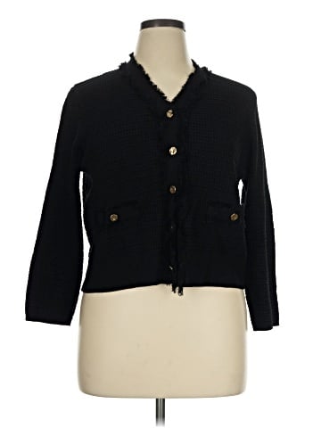 Adrianna Papell 3/4 Sleeve Button-Down Shirt (view 1)