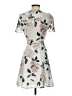 Dynamite 100% Polyester Floral Ivory Casual Dress Size XS - photo 2
