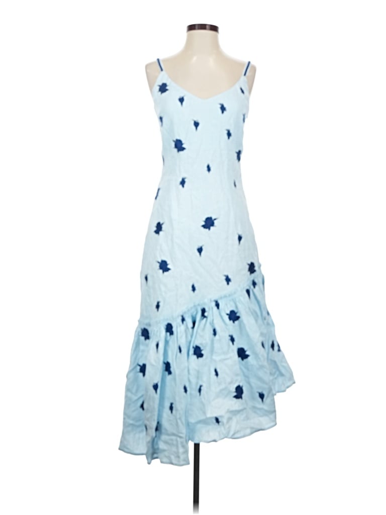 Pre-owned Fanm Mon Casual Dress In Blue