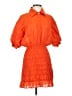 FRAME Orange Cocktail Dress Size S - photo 1