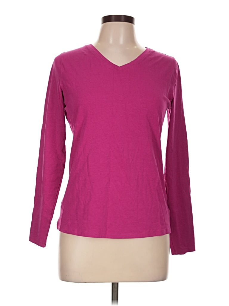 Pre-owned Coolibar Long Sleeve T-shirt In Pink