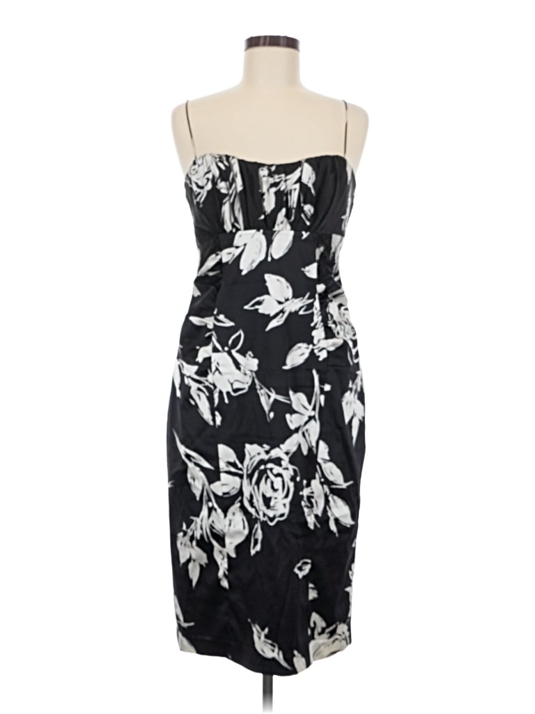 Pre-owned David Meister Cocktail Dress In Black