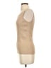 St. John 100% Wool Tan Sleeveless Top Size S - photo 5