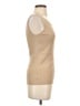 St. John 100% Wool Tan Sleeveless Top Size S - photo 4