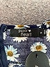 Paper Heart 100% Viscose Floral Blue Romper Size 6 - photo 4