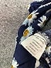 Paper Heart 100% Viscose Floral Blue Romper Size 6 - photo 5