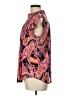 Cocomo Paisley Pink Short Sleeve Blouse Size L - photo 5