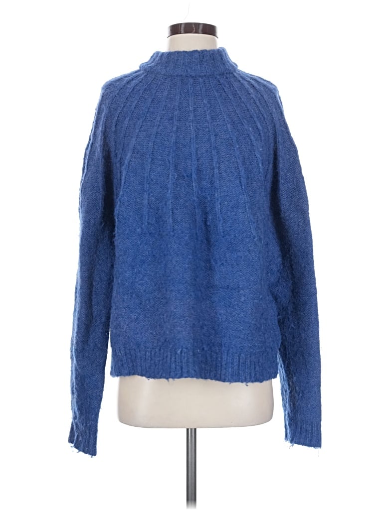 Pre-owned Na-kd Turtleneck Sweater In Blue
