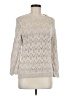 Saks Fifth Avenue Chevron-herringbone Ivory Pullover Sweater Size M - photo 1