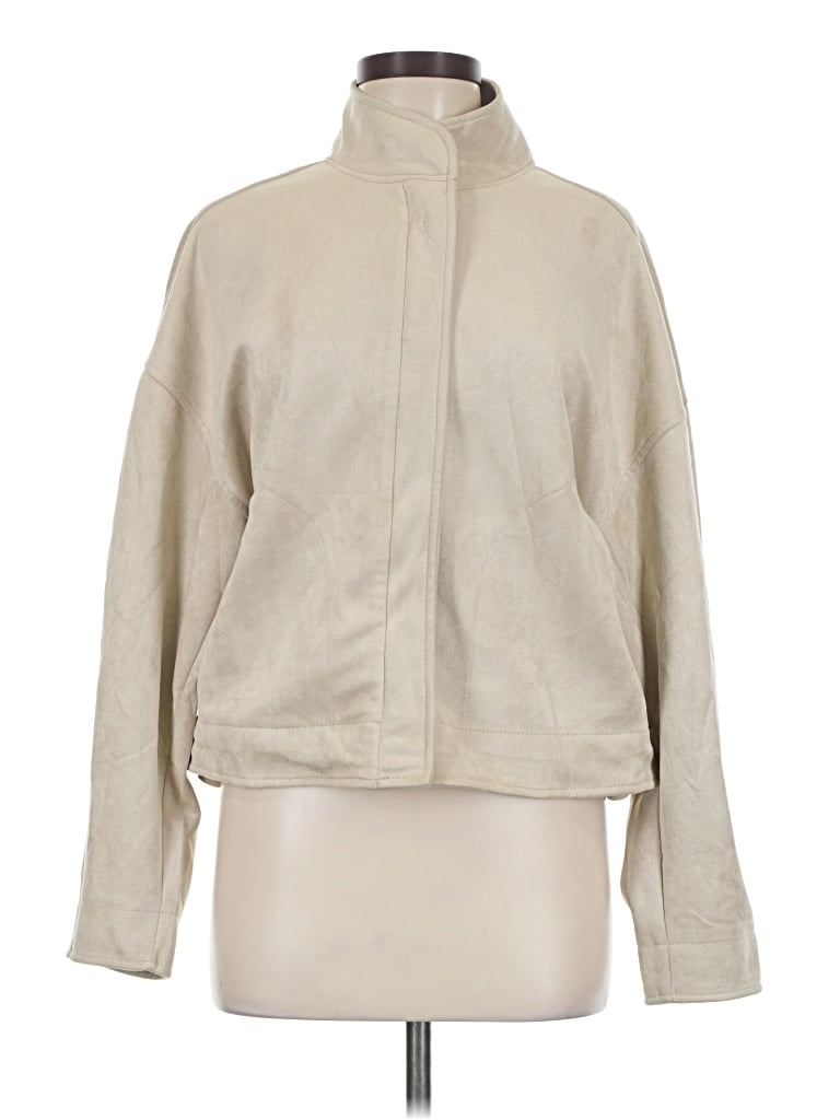Pre-owned Max Studio Jacket In Ivory