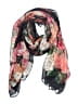Collection 18 100% Polyester Floral Black Scarf One size - photo 1