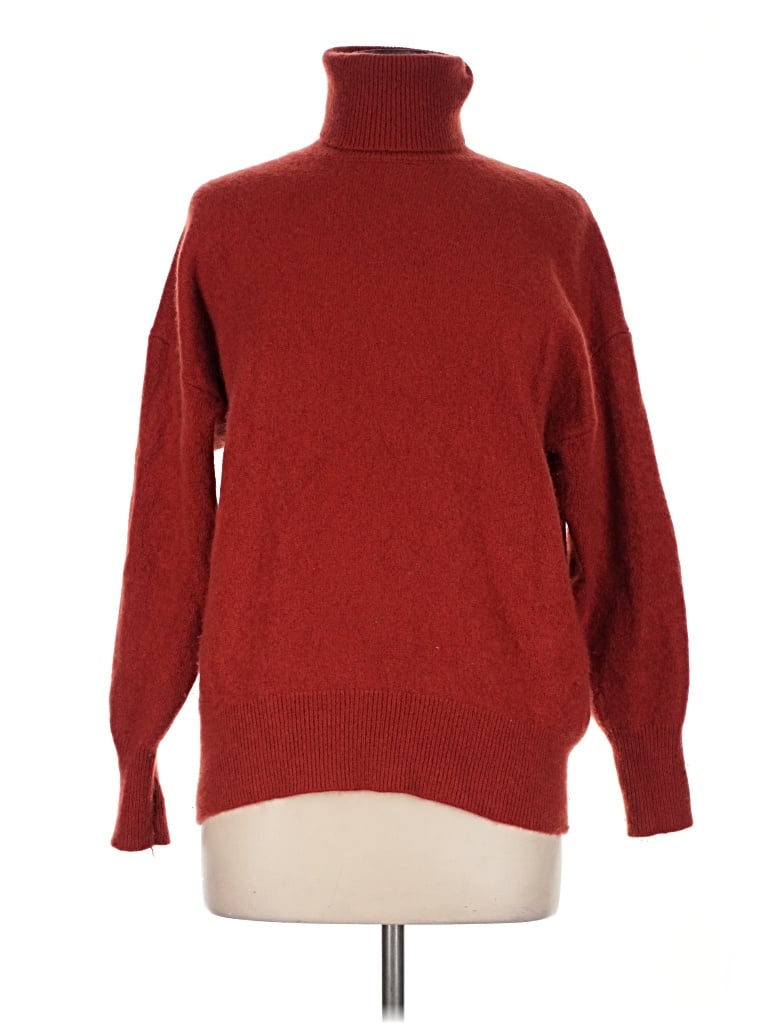 Pre-owned Babaton Cashmere Pullover Sweater In Red