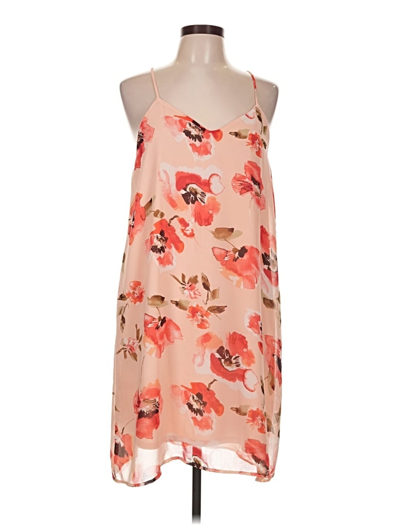 Pre-owned Perfect Peach Casual Dress In Tan