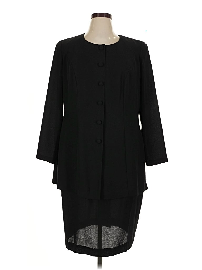 Pre-owned Chaus Casual Dress In Black
