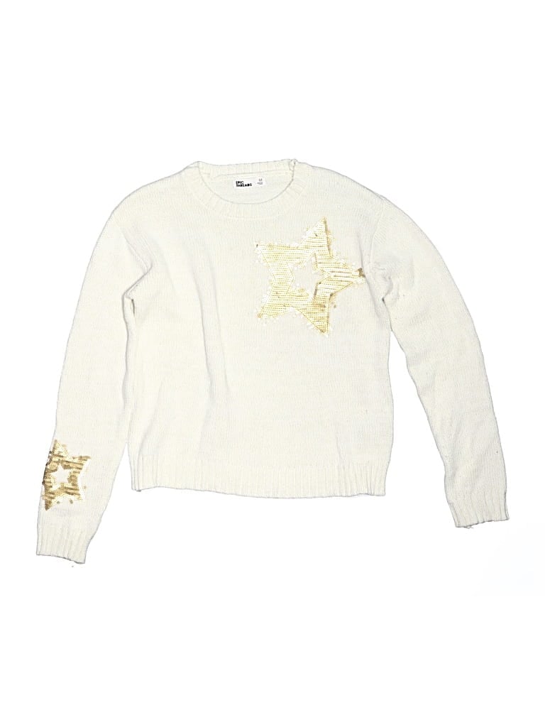 Pre-owned Epic Threads Kids' Pullover Sweater In Ivory