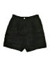 DONNI 100% Linen Solid Black Shorts Size M - photo 1