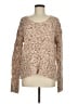 Hinge Tweed Tan Pullover Sweater Size M - photo 1