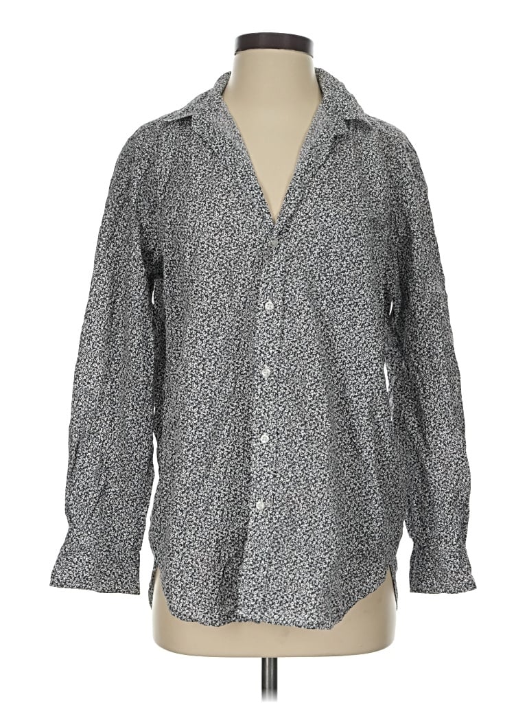 Pre-owned Frank & Eileen Long Sleeve Button Down Shirt In Gray
