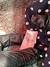 J.Jill Polka Dots Black Long Sleeve Blouse Size S - photo 8