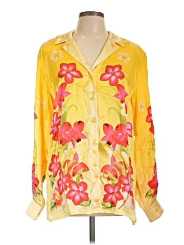 Escada by Margaretha Ley Long Sleeve Blouse (view 1)
