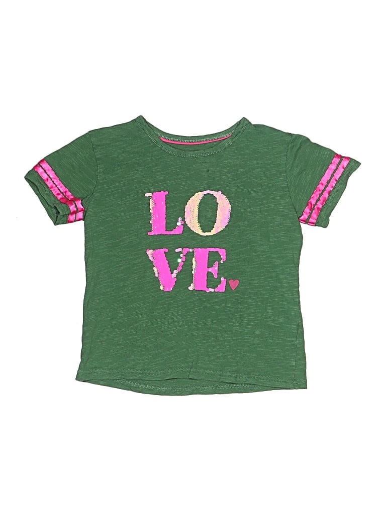 Pre-owned Mini Boden Kids' Short Sleeve T-shirt In Green