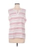 Basic Editions White Sleeveless T-Shirt Size L - photo 1
