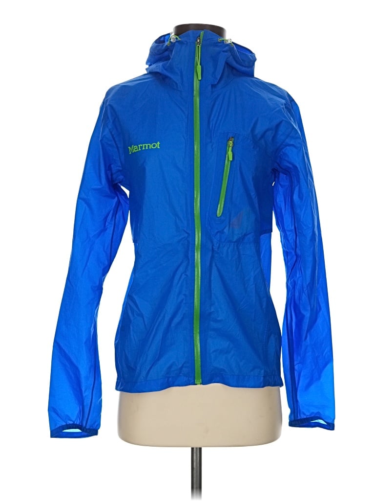 Pre-owned Marmot Windbreaker Jacket In Blue