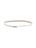 J.Crew 100% Leather Silver Leather Belt Size L - photo 1
