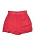 Michael Stars 100% Linen Solid Red Shorts Size Med (1) - photo 1