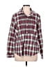 UNTUCKit 100% Cotton Plaid Red Long Sleeve Button-Down Shirt Size 12 - photo 1