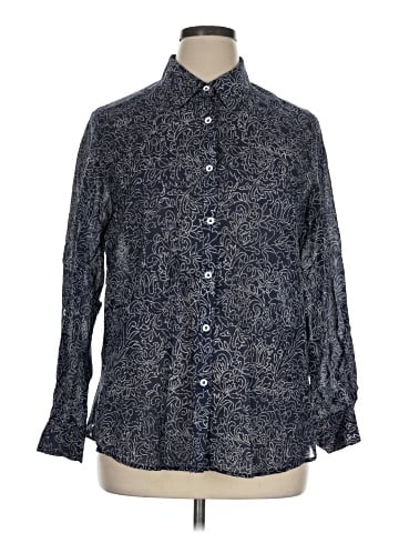 Foxcroft Long Sleeve Button-Down Shirt (view 1)
