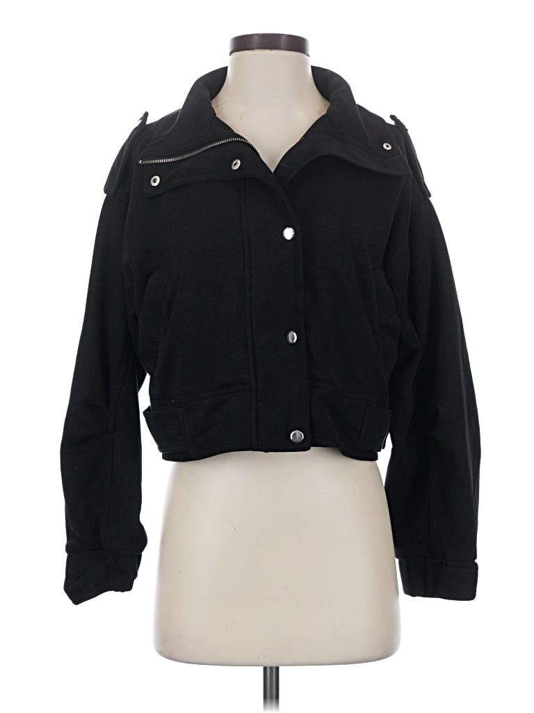 Pre-owned Forever 21 Jacket In Black