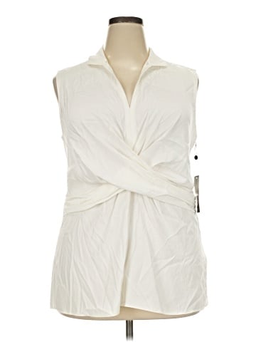 Lafayette 148 New York Sleeveless Blouse (view 1)